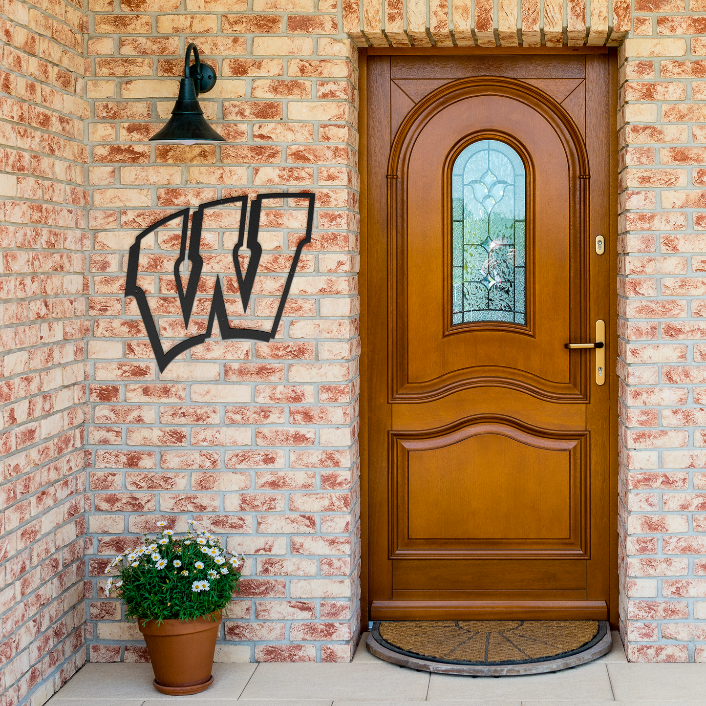 Badgers_W_white_30_inch_Black_Brick_Entrance_Mockup.png