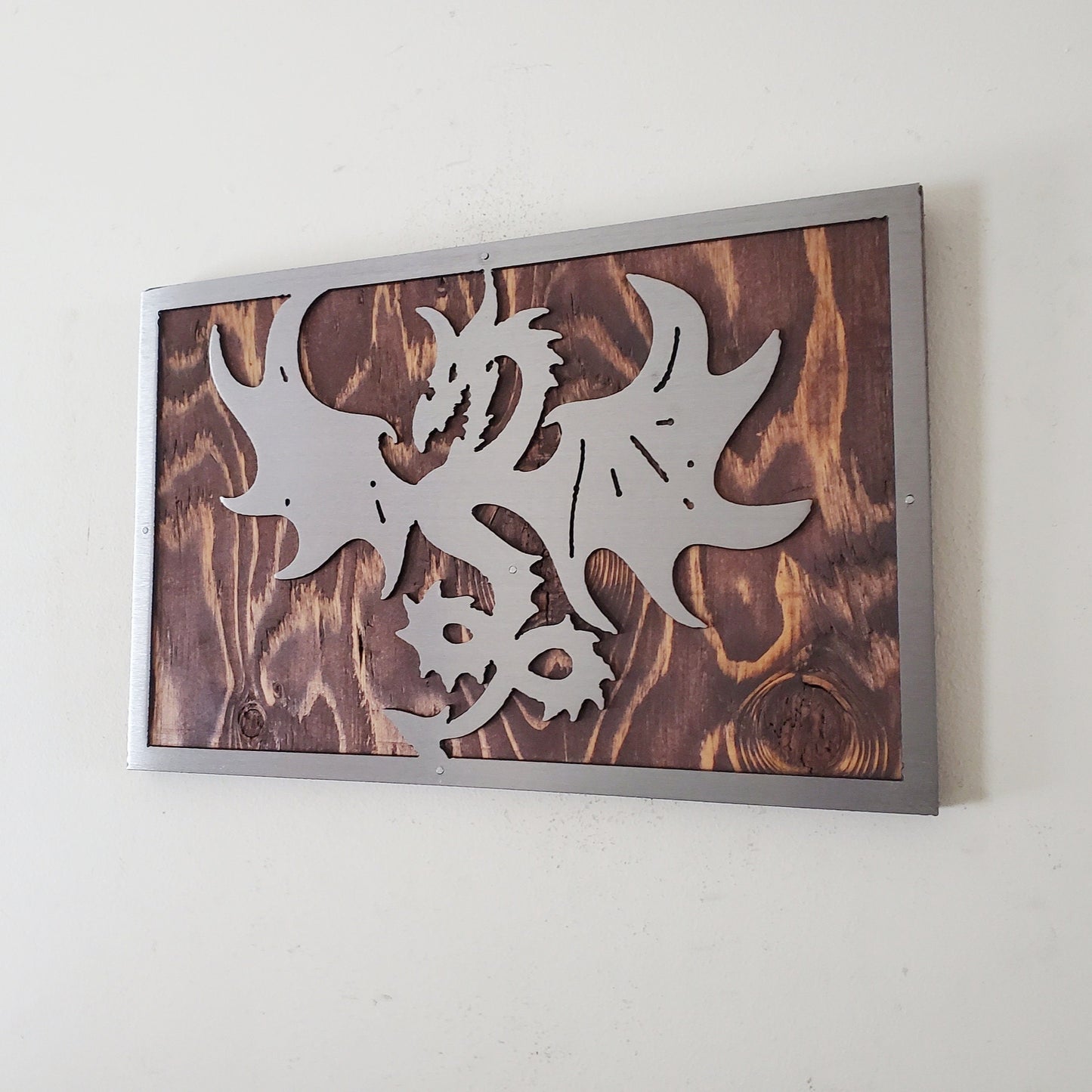 Dragon picture wall hanging | Made in USA | handmade | metal art wall decor