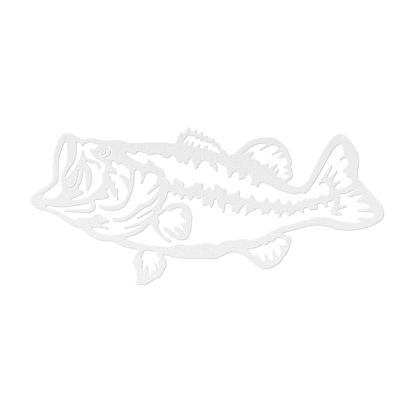 Large Mouth Bass Metal Art - Laser Cut Fish Decor