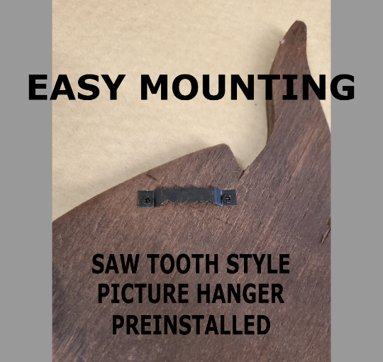 Bigfoot in Trees | Metal Art on Wood wall Décor | Made in USA