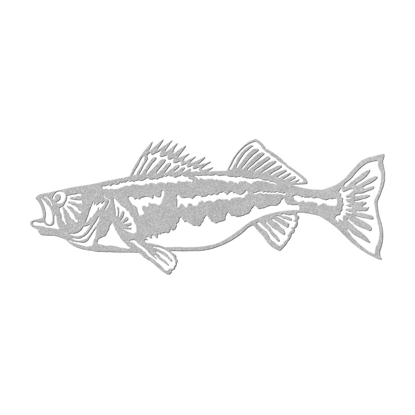 Walleye fish Metal Art Wall decor Made in USA