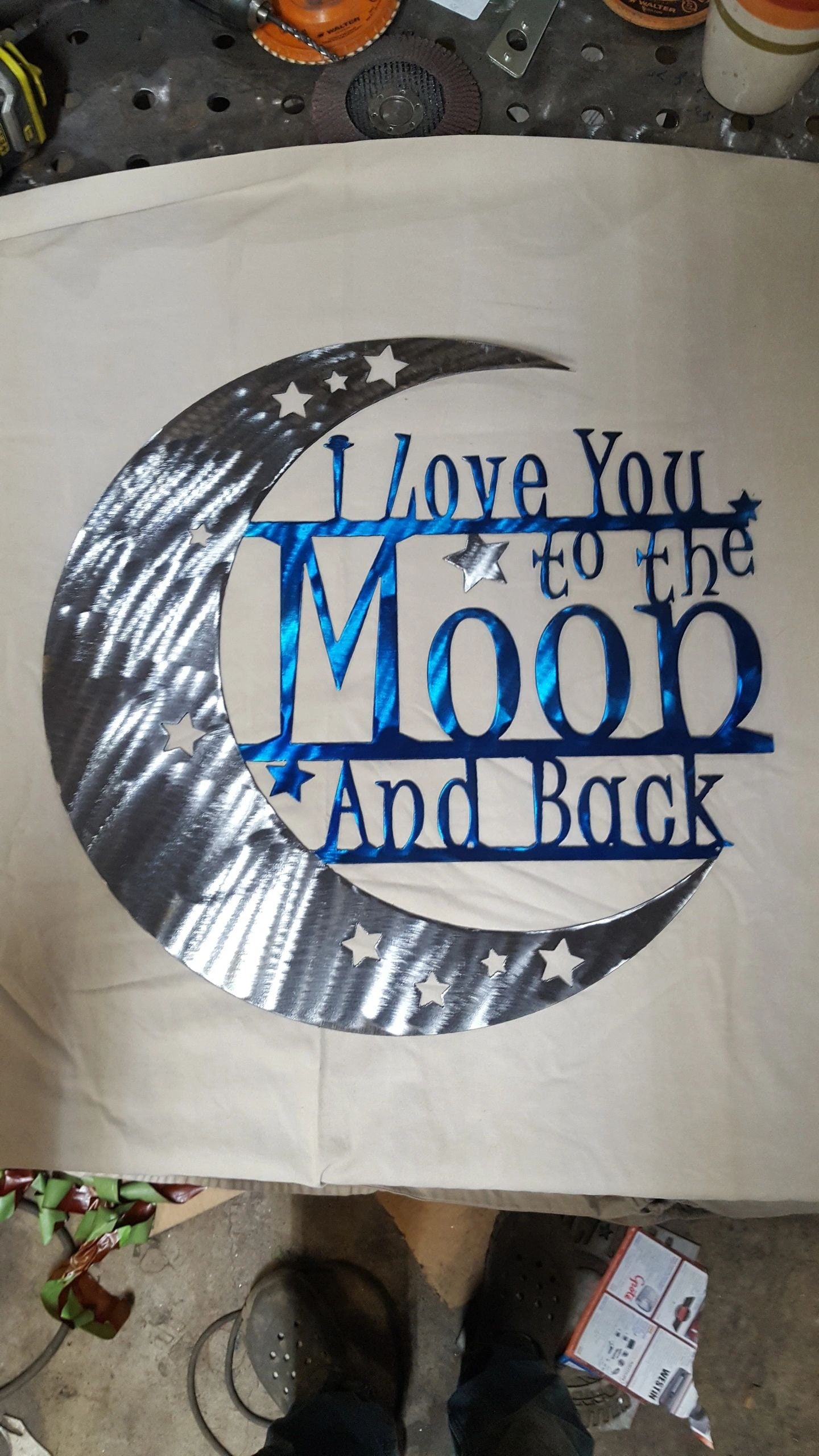 To the Moon and back 18 inch