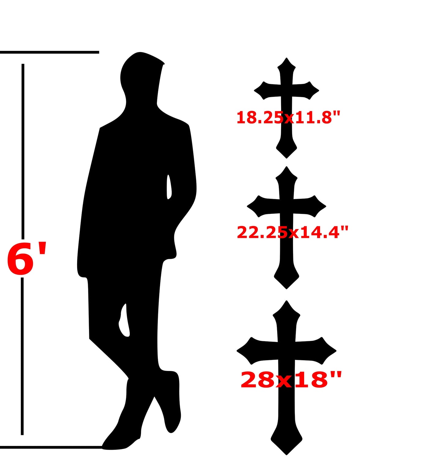 Distressed Cross metal art on wood | Made in USA