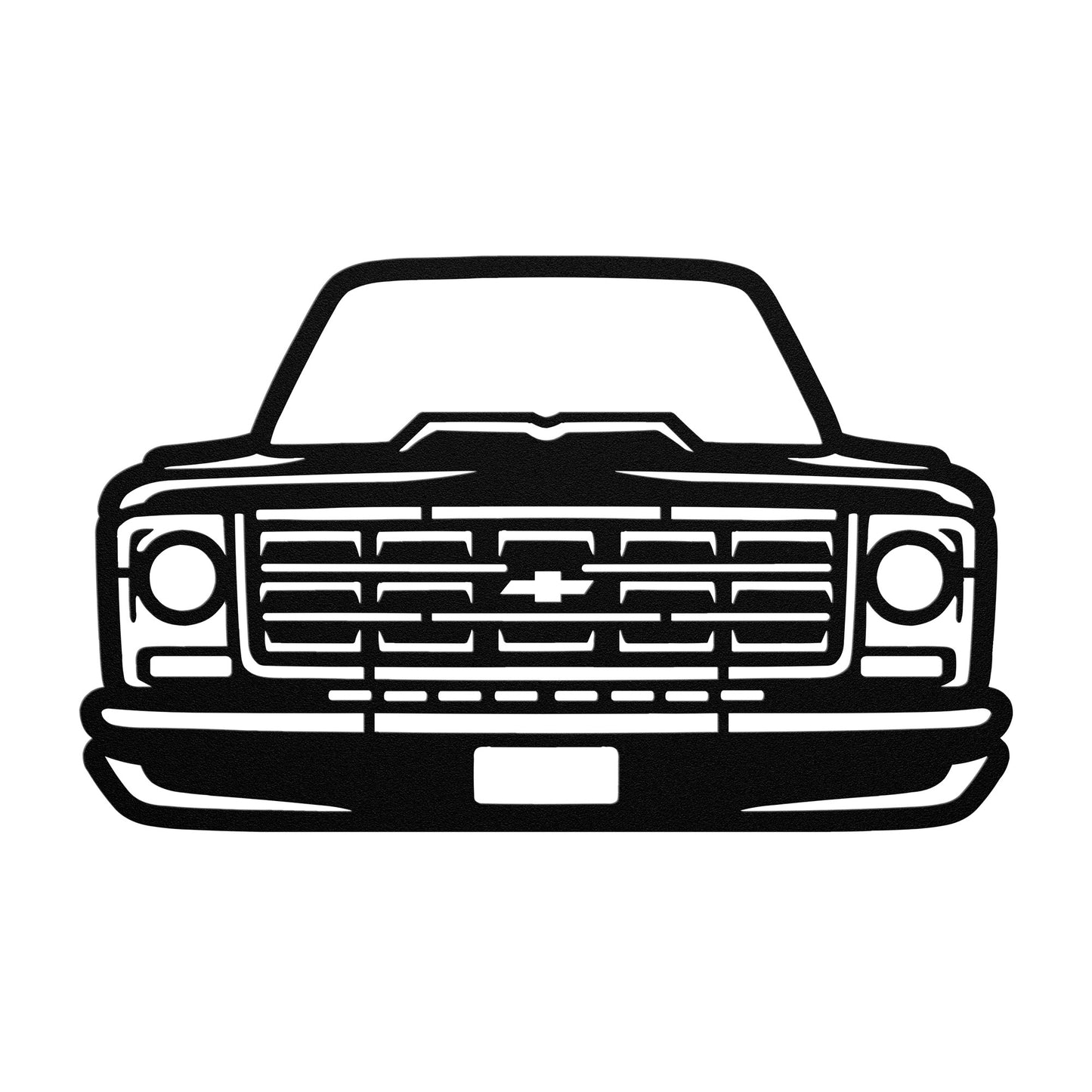 1977-82 Chevy Square Body Truck Front Metal Wall Ar