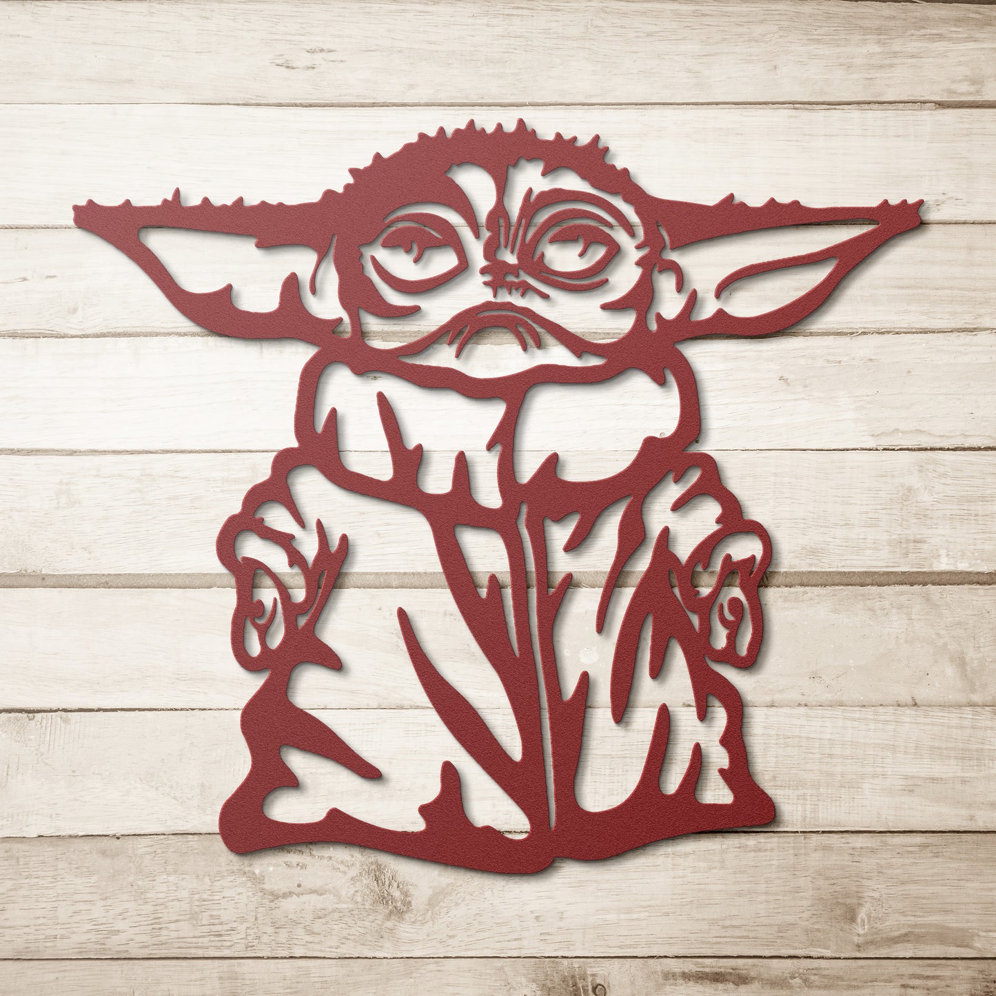 Adorable Baby Yoda Metal Art | Galactic Star Wars Wall Decor