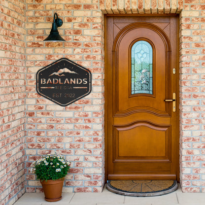 Badlands Media Official Personalized Steel Sign