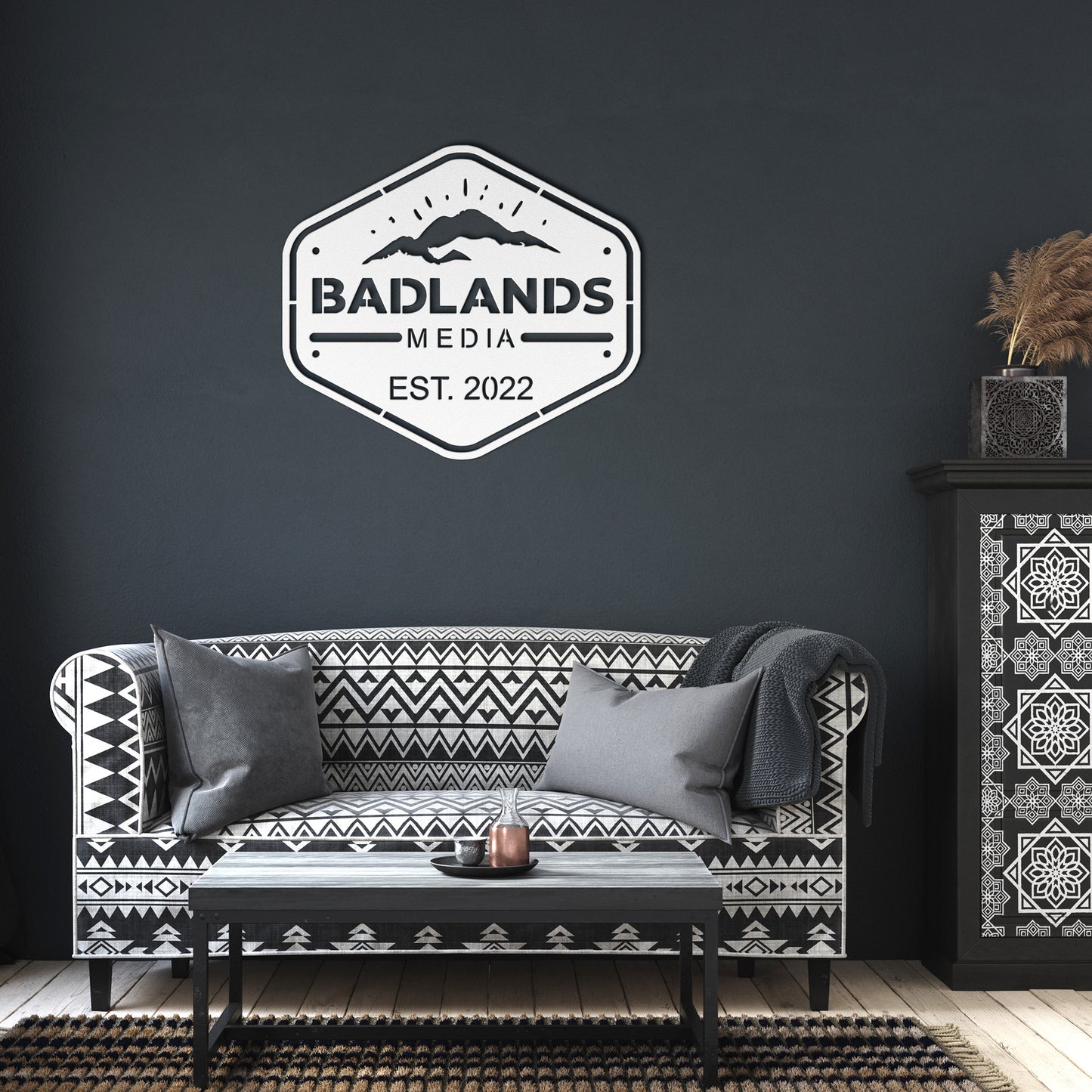 Badlands Media Official Personalized Steel Sign