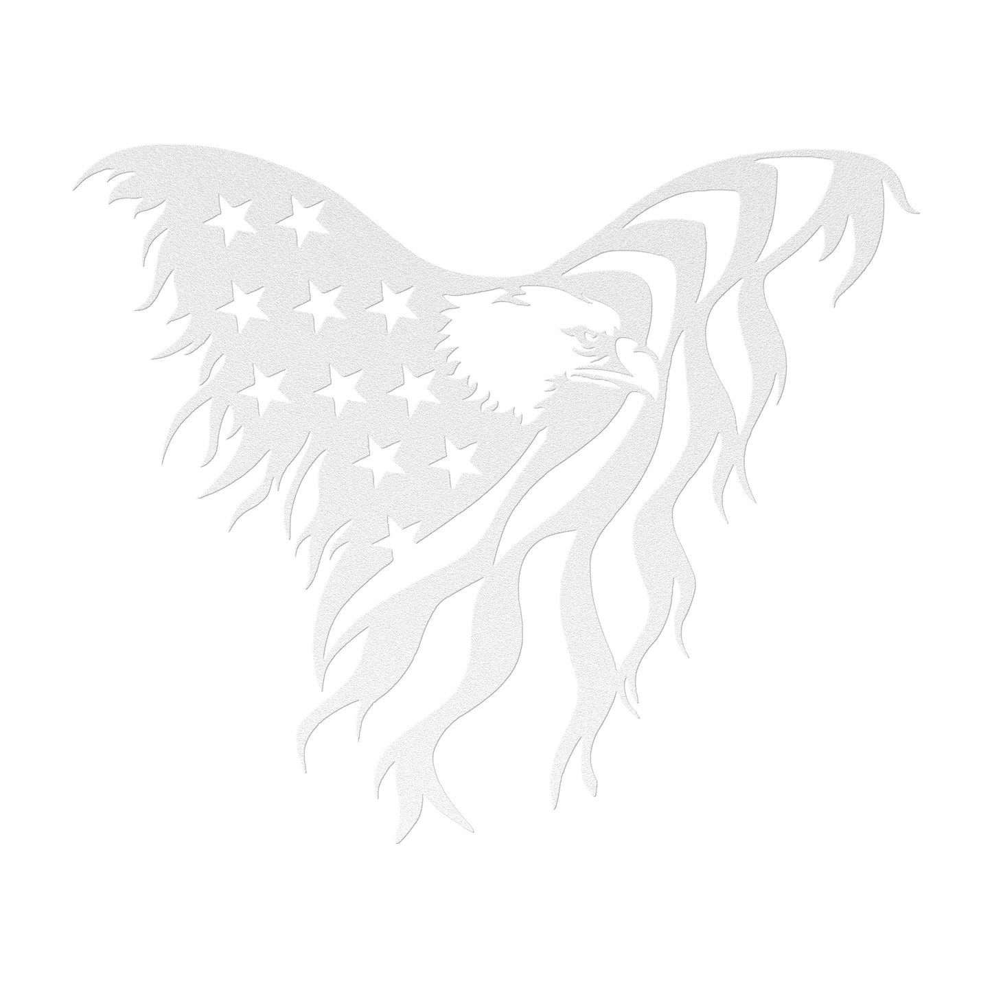 Eagle Flag Metal Art - Laser Cut Patriotic Decor