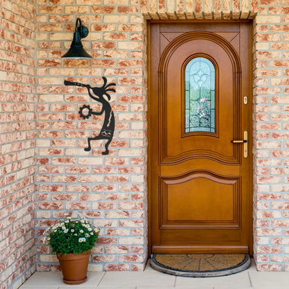 Kokopelli Dance - Intricate Metal Wall Art