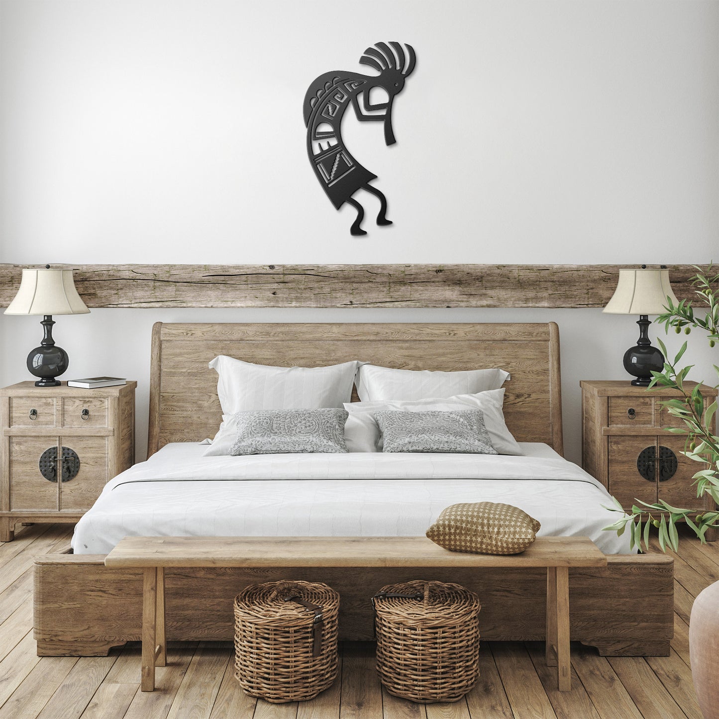 Kokopelli Dance - Intricate Metal Wall Art