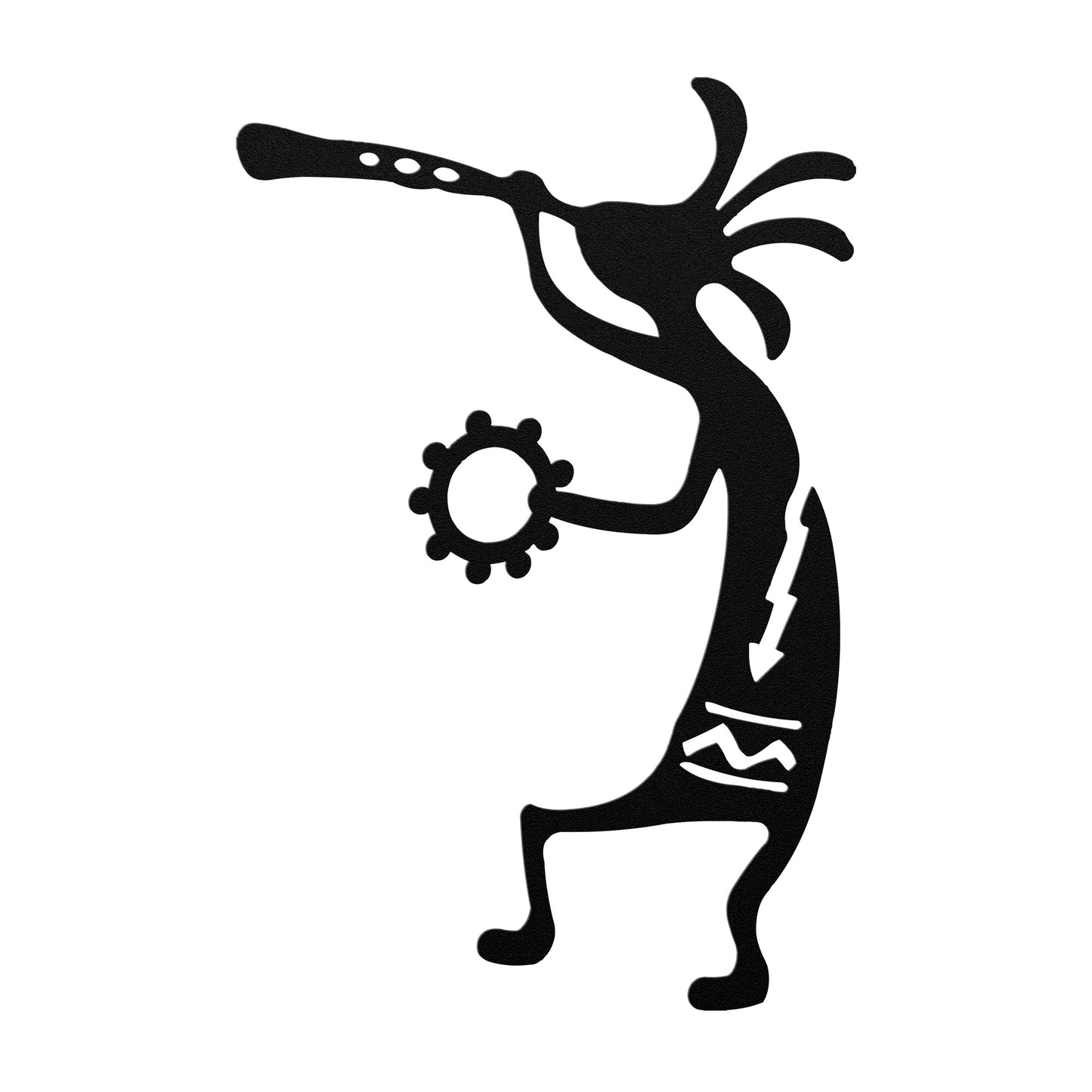 Kokopelli Dance - Intricate Metal Wall Art