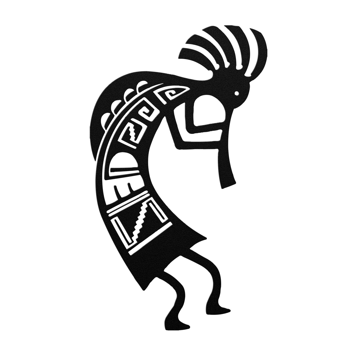 Kokopelli Dance - Intricate Metal Wall Art