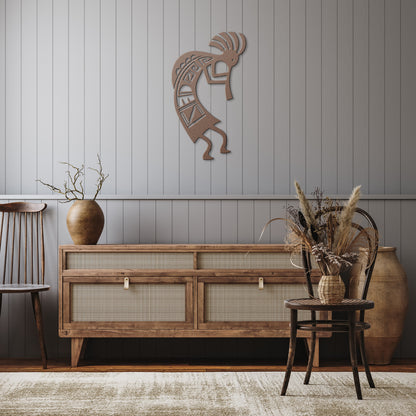 Kokopelli Dance - Intricate Metal Wall Art