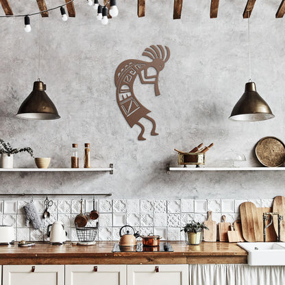 Kokopelli Dance - Intricate Metal Wall Art