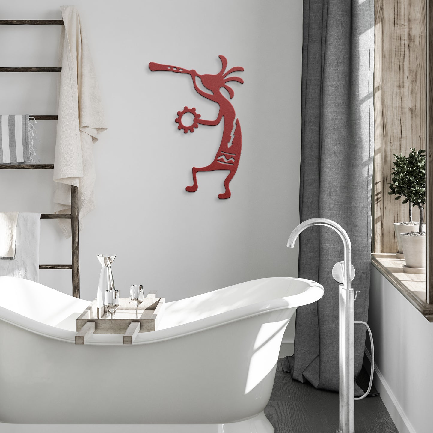 Kokopelli Dance - Intricate Metal Wall Art