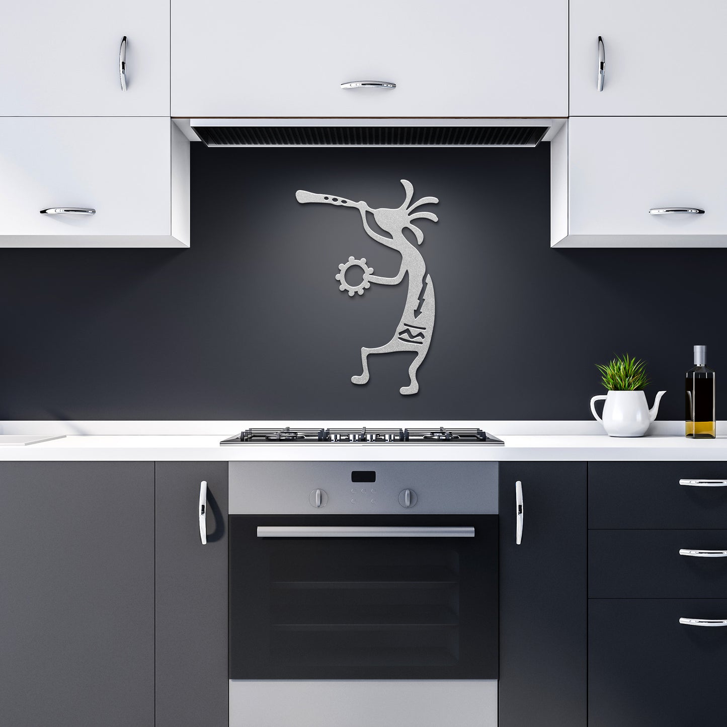 Kokopelli Dance - Intricate Metal Wall Art