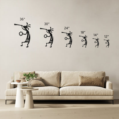 Kokopelli Dance - Intricate Metal Wall Art