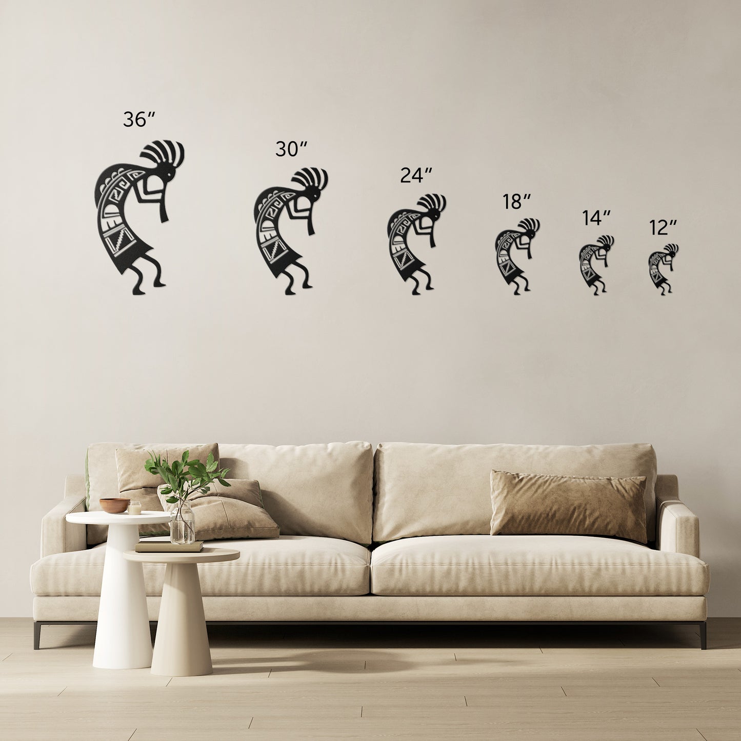 Kokopelli Dance - Intricate Metal Wall Art