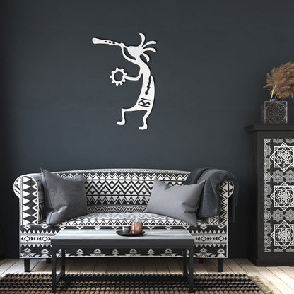 Kokopelli Dance - Intricate Metal Wall Art