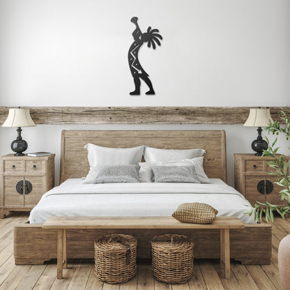Kokopelli Harmony - Laser Cut Metal Wall Art - USA