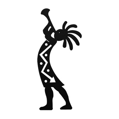 Kokopelli Harmony - Laser Cut Metal Wall Art - USA