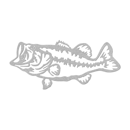Large Mouth Bass Metal Art - Laser Cut Fish Decor