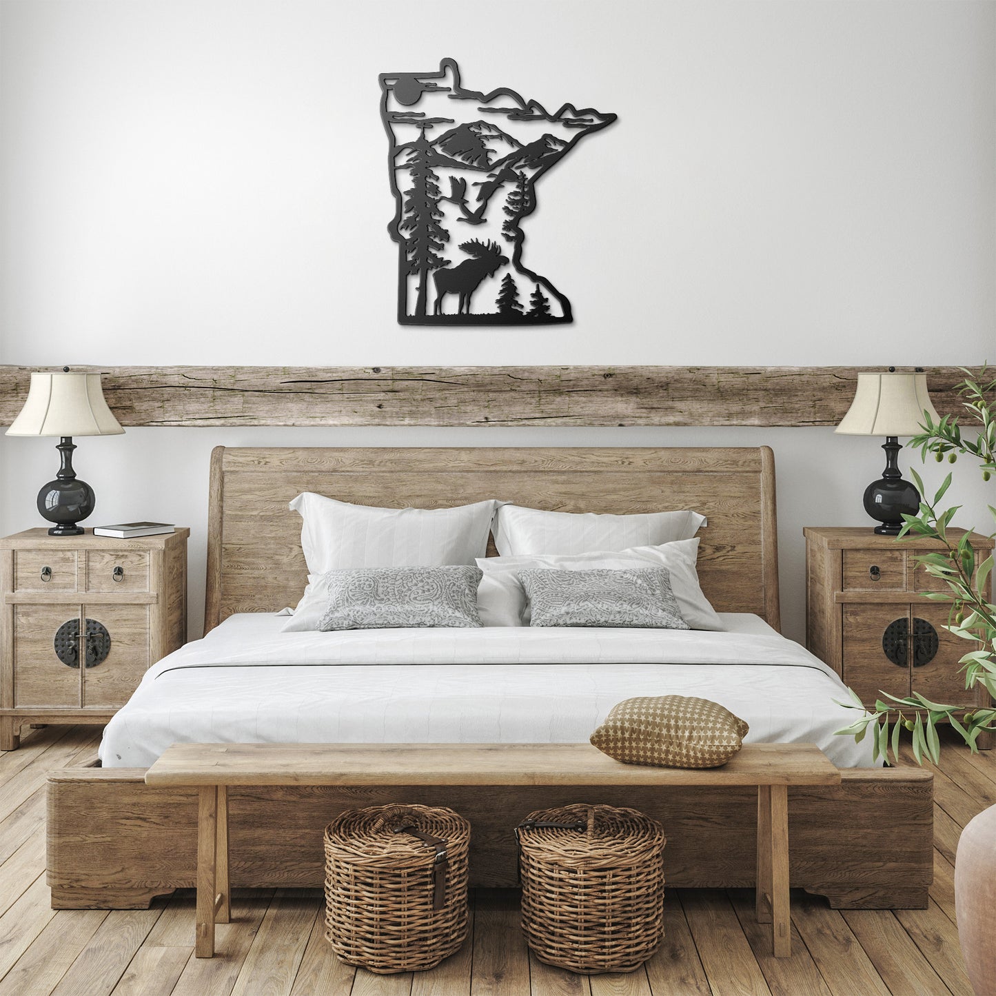 Minnesota Moose Metal Art: Add Rustic Charm to Your Home Decor