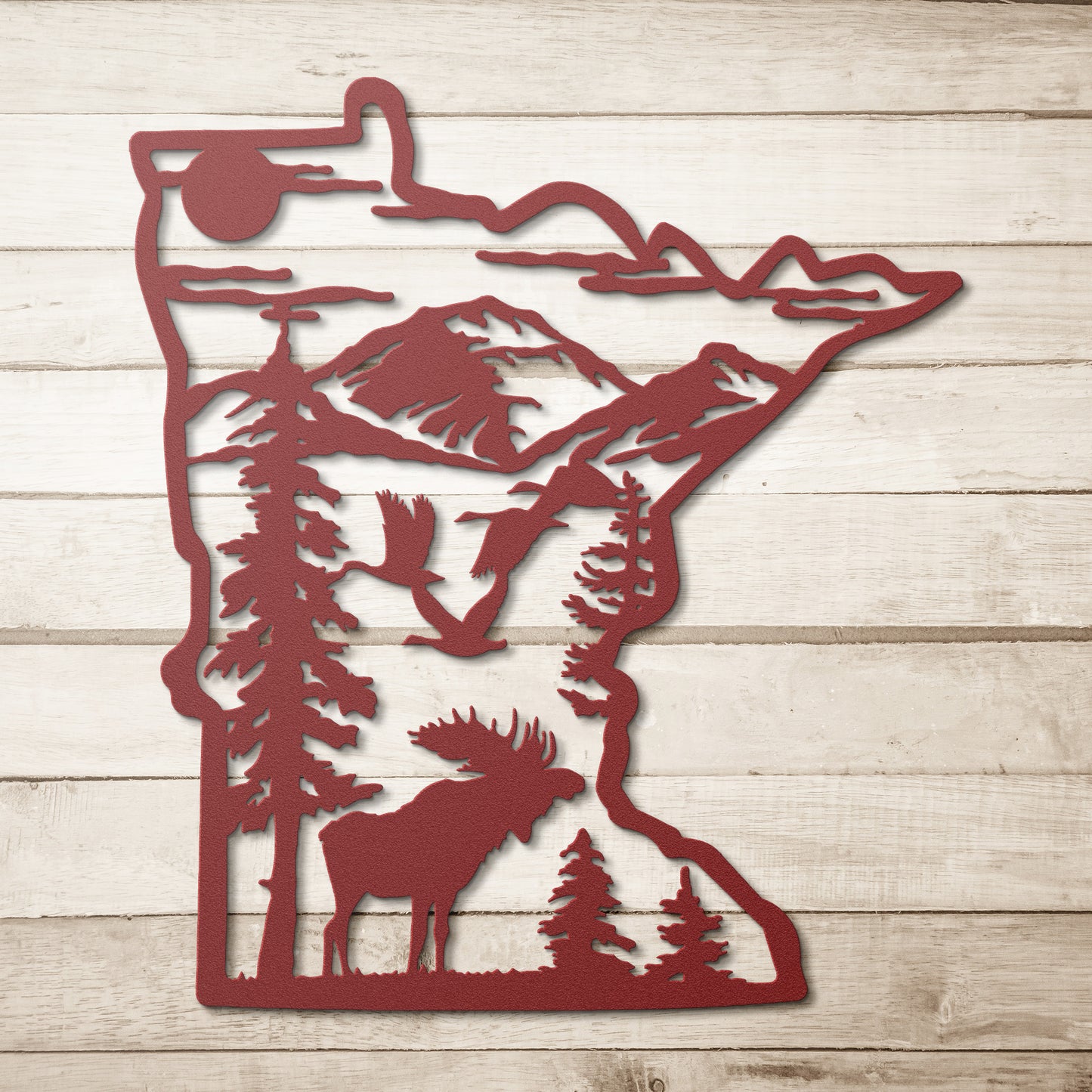 Minnesota Moose Metal Art: Add Rustic Charm to Your Home Decor