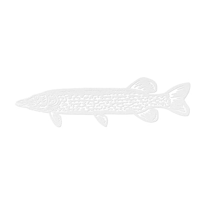 Northern Pike Fish Wall Art - Striking Metal Decor - Laser  Cut Wall Sign