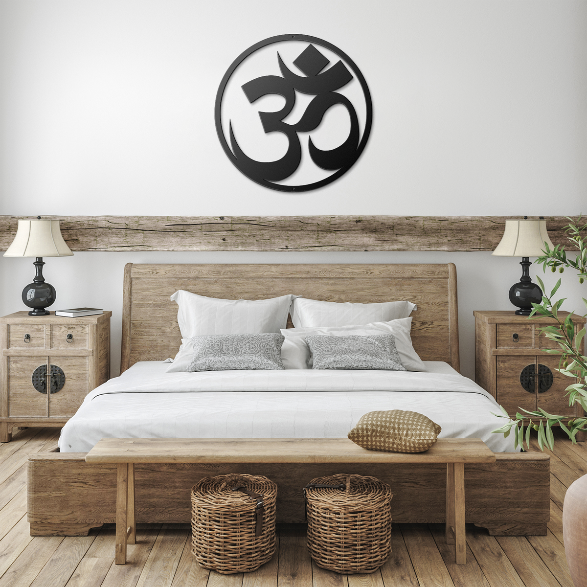 Om Symbol Wall Sign | Yoga Meditation Sign | Made in USA