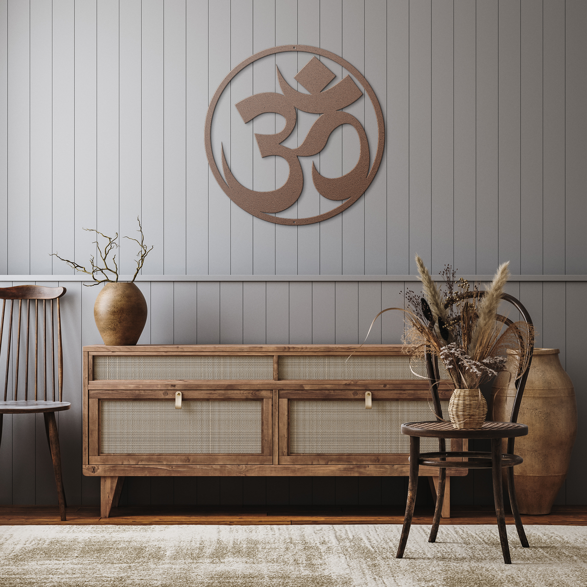 Om Symbol Wall Sign | Yoga Meditation Sign | Made in USA