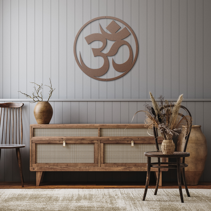 Om Symbol Wall Sign | Yoga Meditation Sign | Made in USA