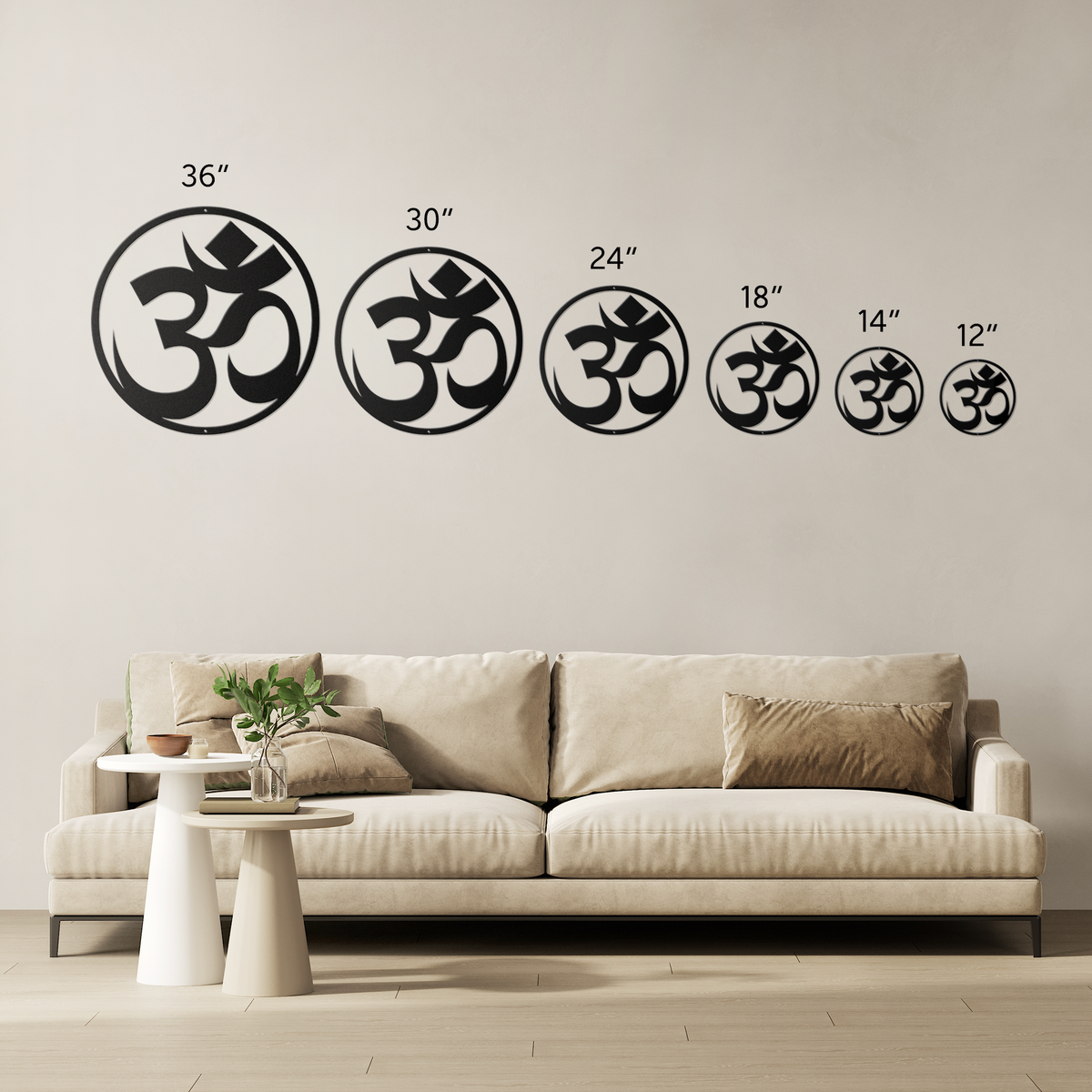 Om Symbol Wall Sign | Yoga Meditation Sign | Made in USA