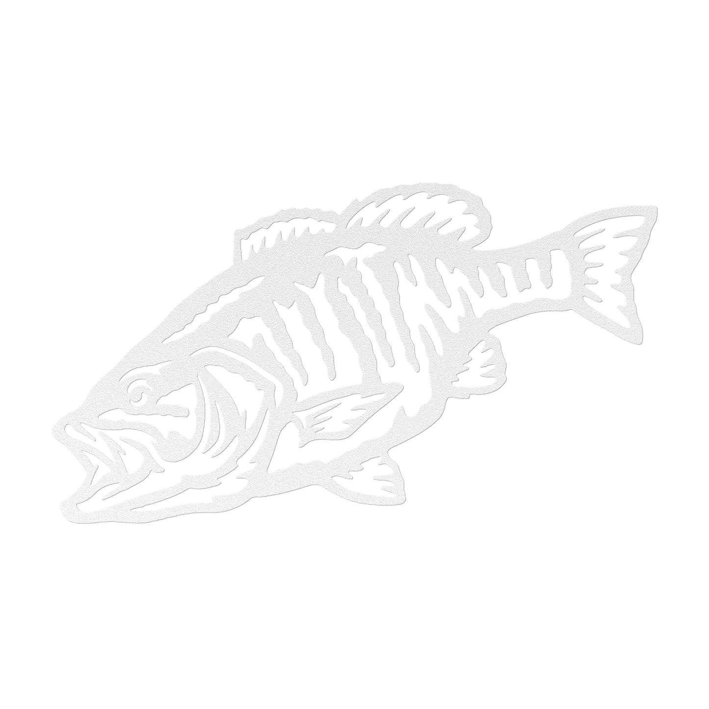 Small Mouth Bass Metal Art - Indoor/Outdoor laser cut Fish Decor