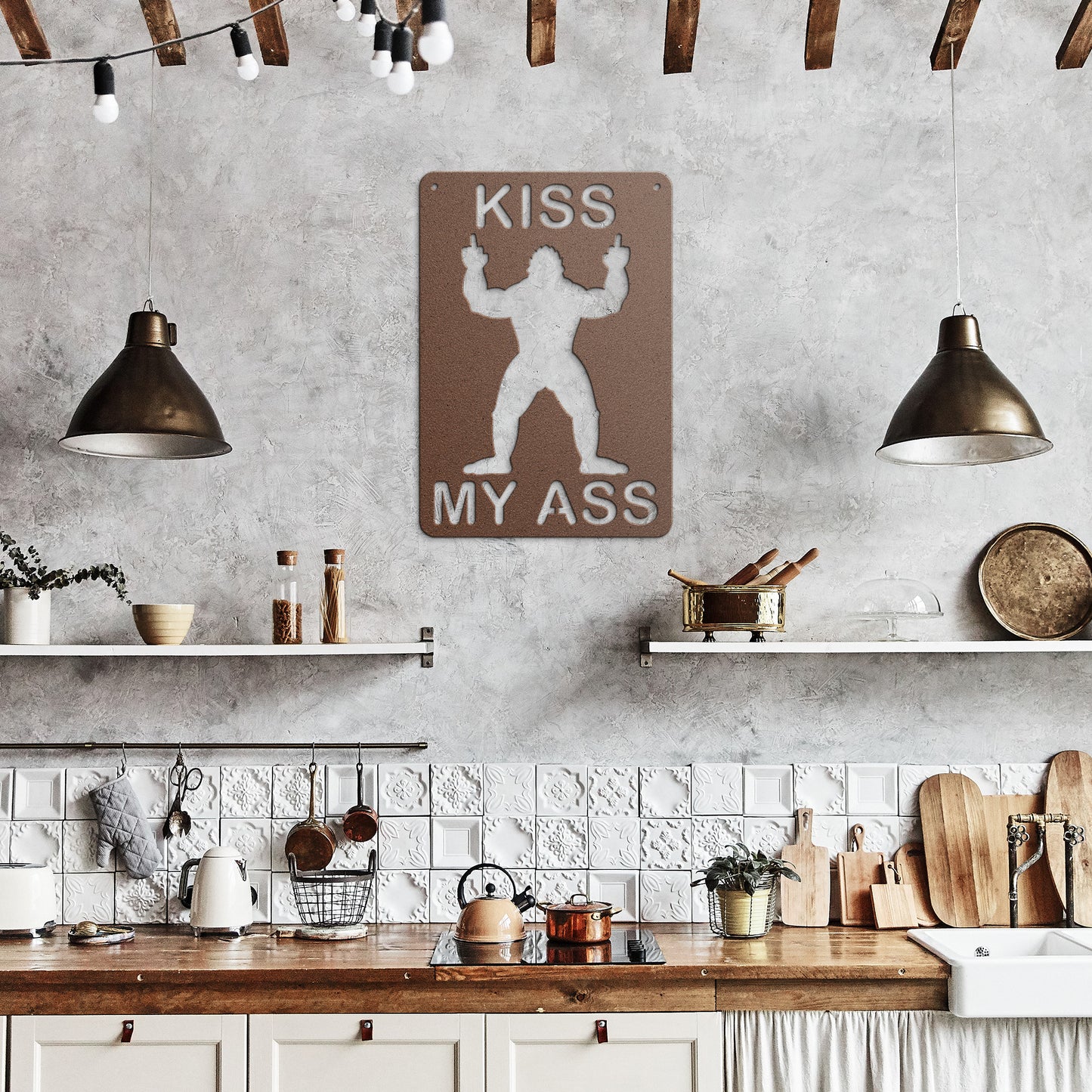 Sasquatch Humor: 'Bigfoot Kiss My Sasstery' Sign