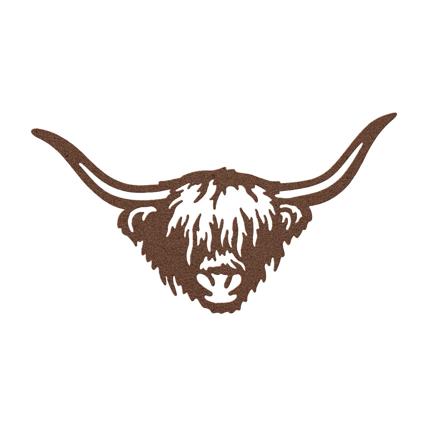 Scottish Cow Metal Wall Art - Unique Indoor/Outdoor Decor