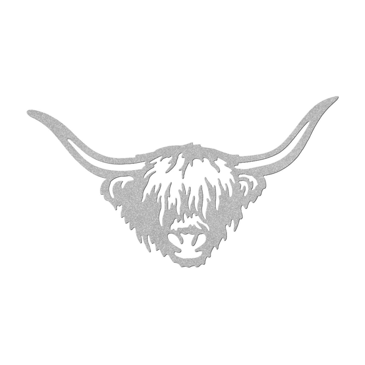 Scottish Cow Metal Wall Art - Unique Indoor/Outdoor Decor
