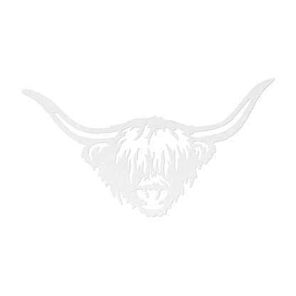 Scottish Cow Metal Wall Art - Unique Indoor/Outdoor Decor