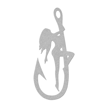 Sexy Fish Hook Metal Art - USA - Home Decor Funny Gift