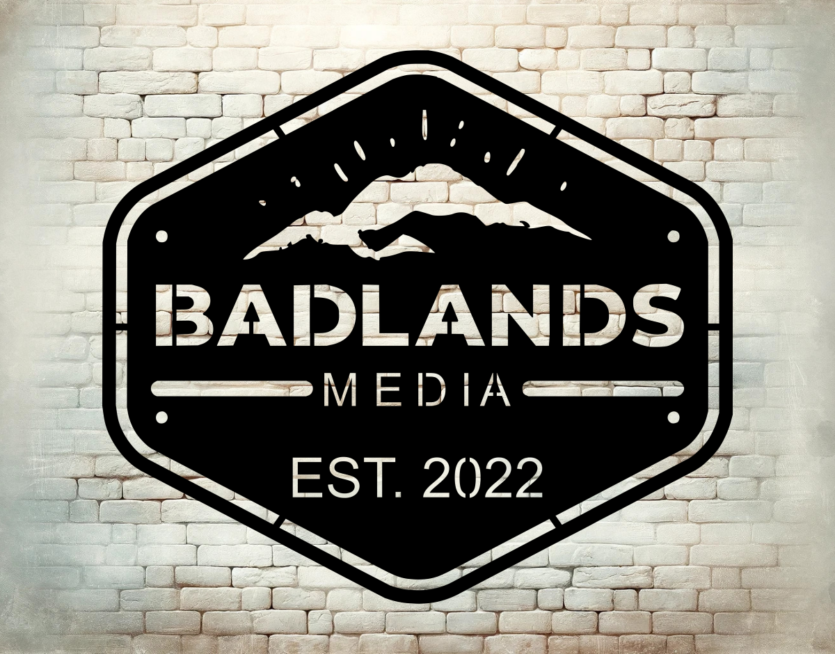 Badlands Media Official Personalized Steel Sign