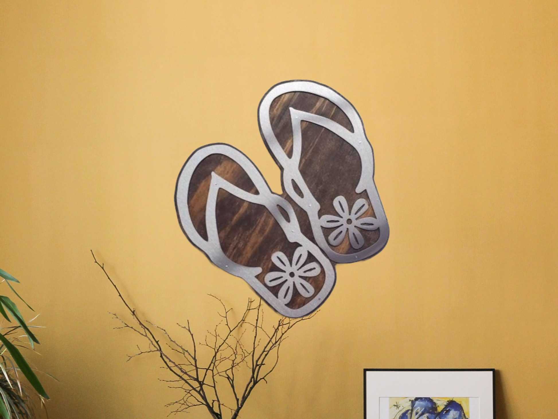 Flip flop wall art 2025
