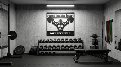 Home Gym Name Sign Dost Thou Even Hoist
