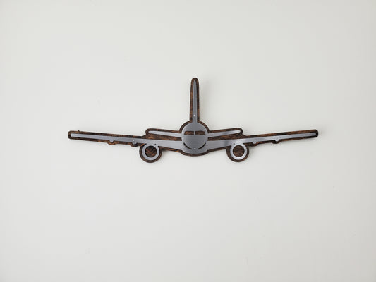 Boeing 757 767  Metal Wall Art decor | 757 Silhouette Wall Plaque Gift | Made in USA