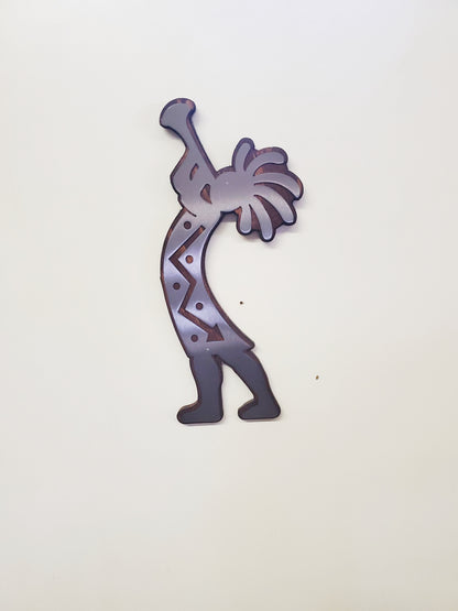 Kokopelli Rustic Wood and Metal Native American and Southwestern Wall Décor