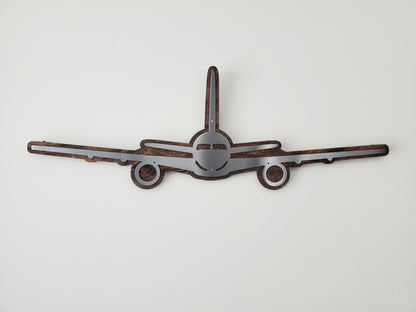 Boeing 757 767  Metal Wall Art decor | 757 Silhouette Wall Plaque Gift | Made in USA