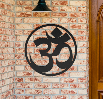 Om Symbol Wall Sign | Yoga Meditation Sign | Made in USA