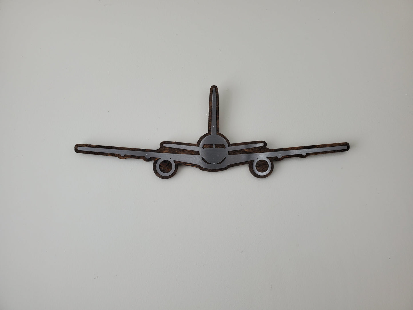 Gulfstream G550 Silhouette Metal Art Wall Decor | Made in USA | airplane pilot gift