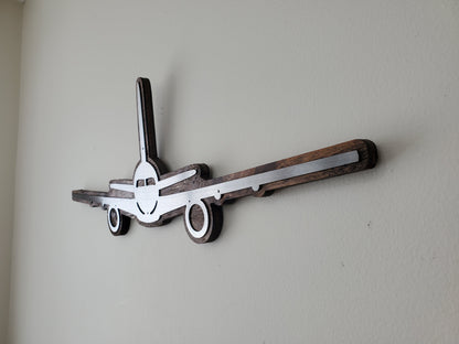 Gulfstream G550 Silhouette Metal Art Wall Decor | Made in USA | airplane pilot gift
