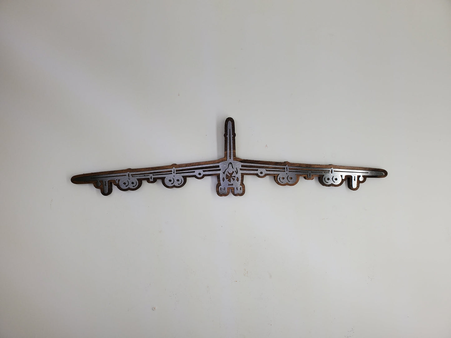 Boeing B-52 Stratofortress Metal Wall Art | B-52 Silhouette | Made in USA