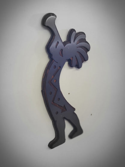 Kokopelli Rustic Wood and Metal Native American and Southwestern Wall Décor